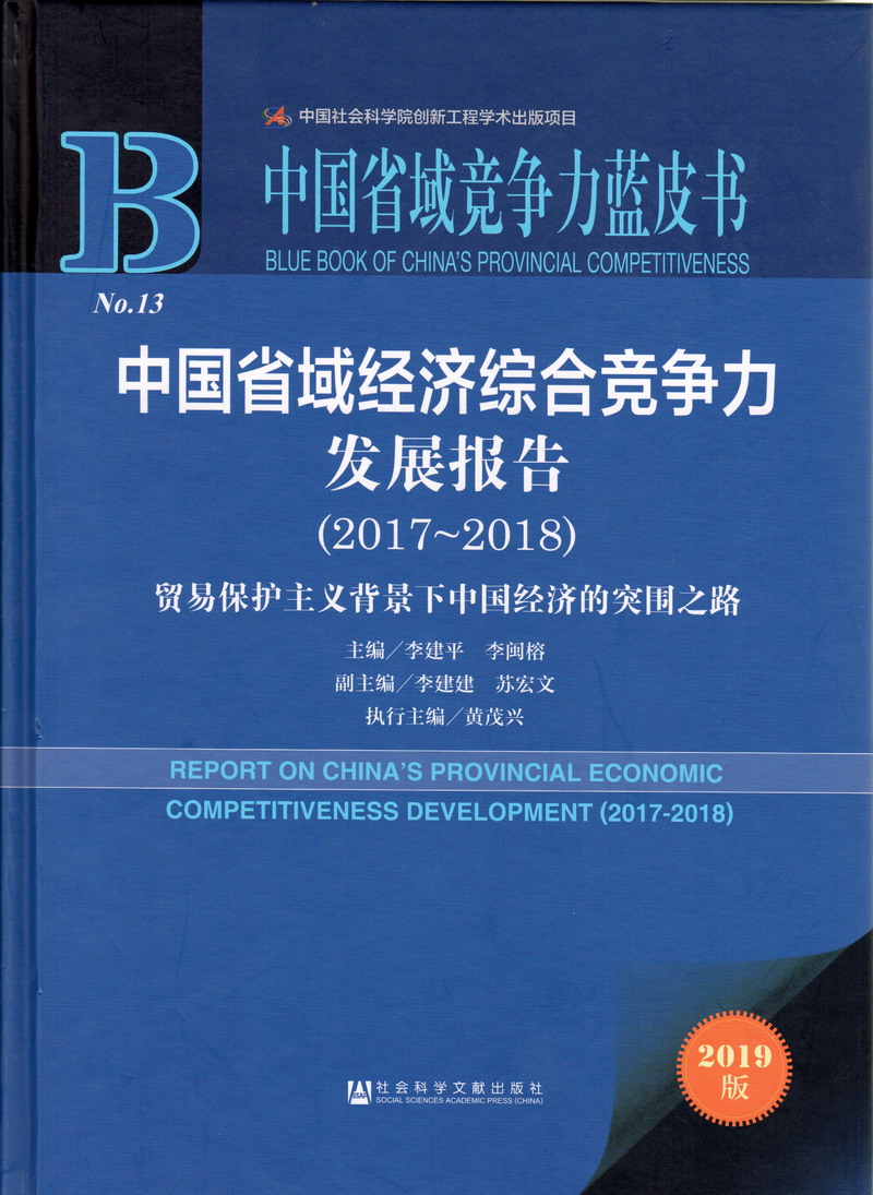 大鸡巴操男人中国省域经济综合竞争力发展报告（2017-2018）